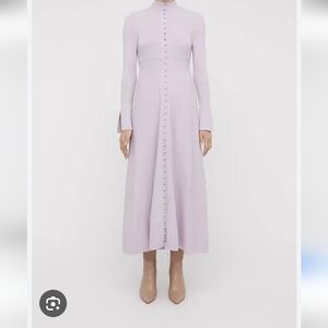 Scanlan Theodore Mauve Long Sleeve Dress
